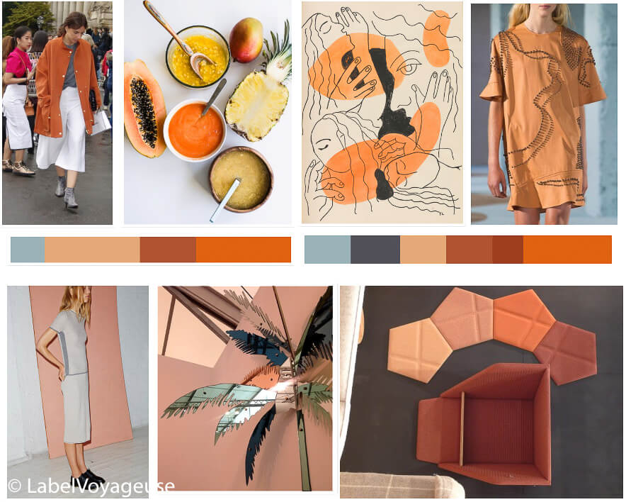 Agenda de Styliste - Moodboard Orange